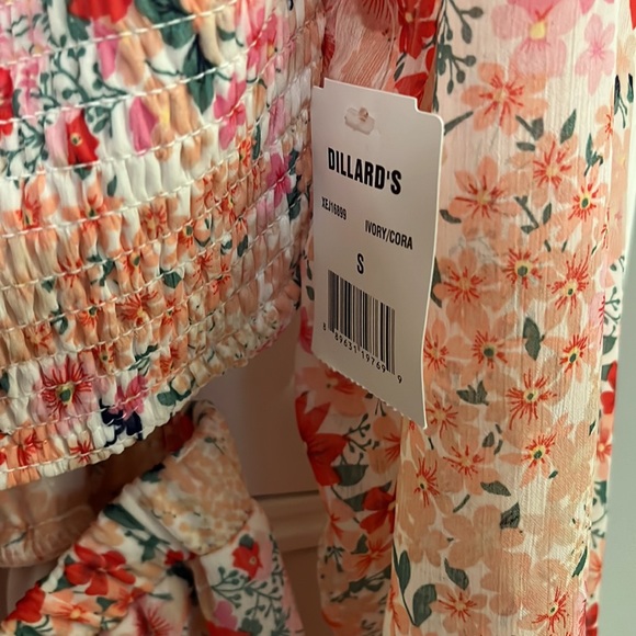 NWT Midnight Doll Skirt And Crop Top Set Floral Girly - Picture 3 of 4